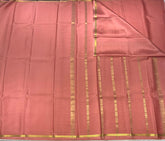 Salmon Rose Mysore Pure Silk Saree